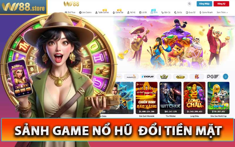 Sảnh game nổ hũ wi88 đổi tiền mặt